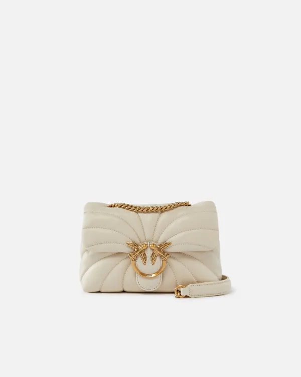 Mini borsa Love Bag Puff Butterfly a tracolla in nappa