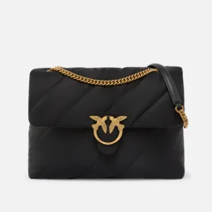Borsa grande trapuntata Love Bag tessuto riciclato