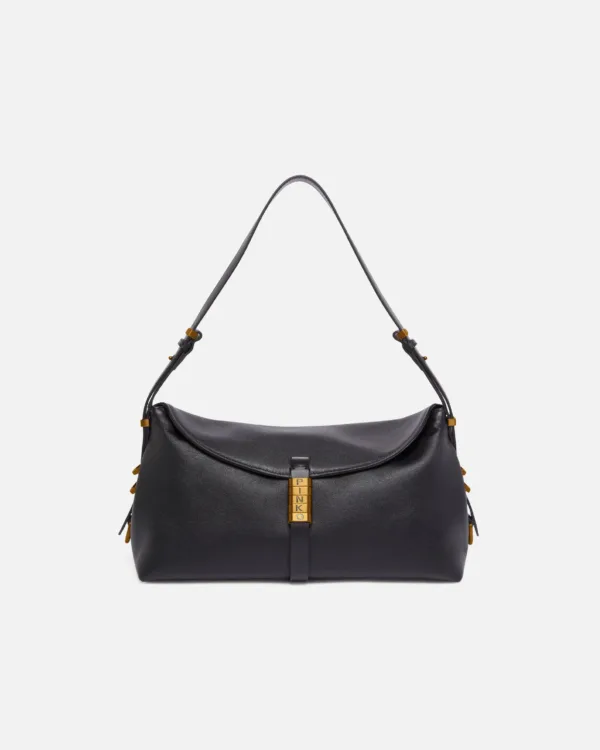 Borsa a spalla Saddle Bag media in pelle