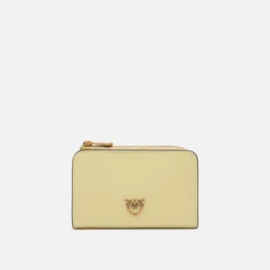 Portafoglio mini in pelle con Love Birds