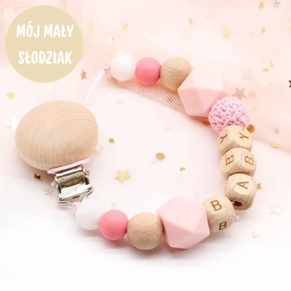 Woods™ - Personalizowany Łańcuszek do Smoczka