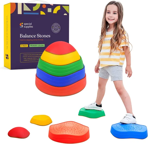 Balance Stones™ - Kamienie równowagi dla dzieci - Gra sprawnościowa