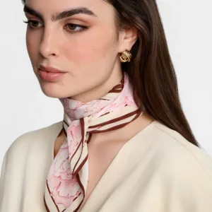 Apaszka Miss Aquarelia Light Pink