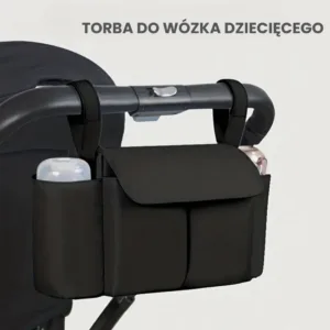 ToddlerOrganizer – Wodoodporny i pojemny – organizer do wózka dziecięcego z uchwytami na butelki