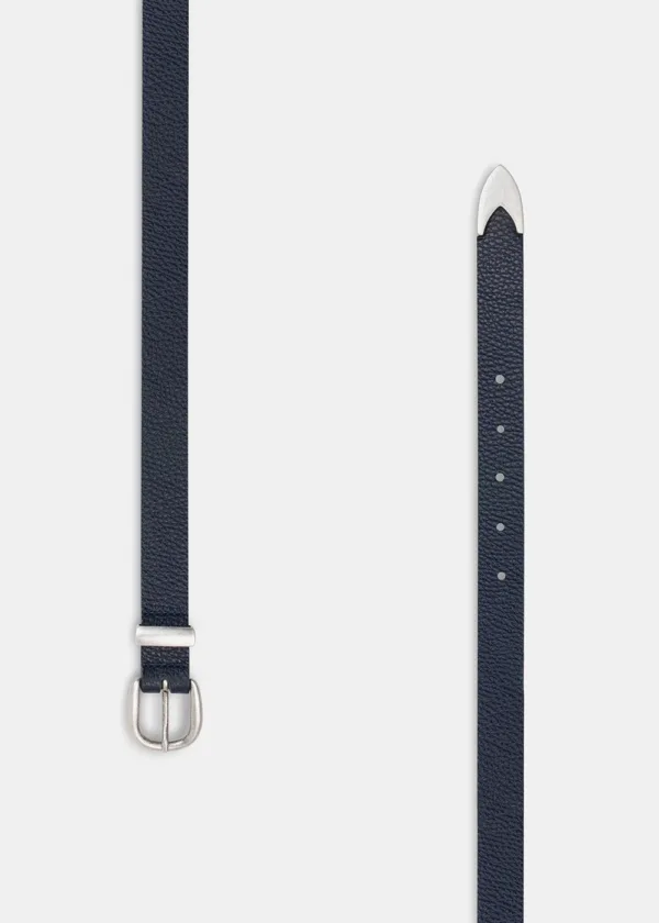 PASEK SKÓRZANY CINTO NAVY