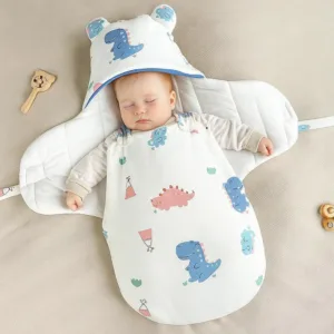 SnuggleBear – Komfort i wygoda – bawełniany kocyk do owijania niemowląt