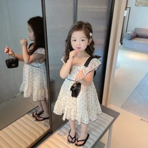 Mini Fashion™ - Letnia sukienka - Odzież dziecięca dla dziewczynki