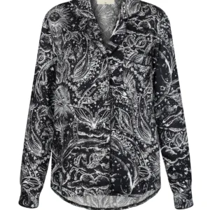 KOSZULA SIESTA PYJAMA BLACK